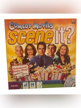 Scene It Comedy Movies Deluxe Edition DvD Game Screenlife Game.Open Box!Complete